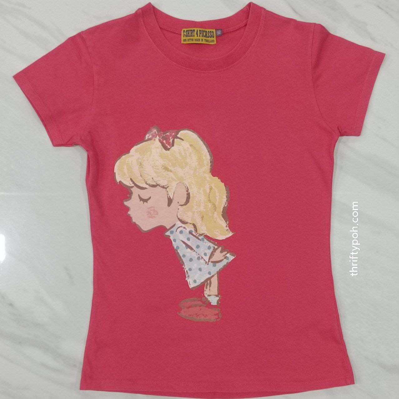 8024-B Little Pink Solid Navy T-Shirt With Printed Capri Set. – Littlepink